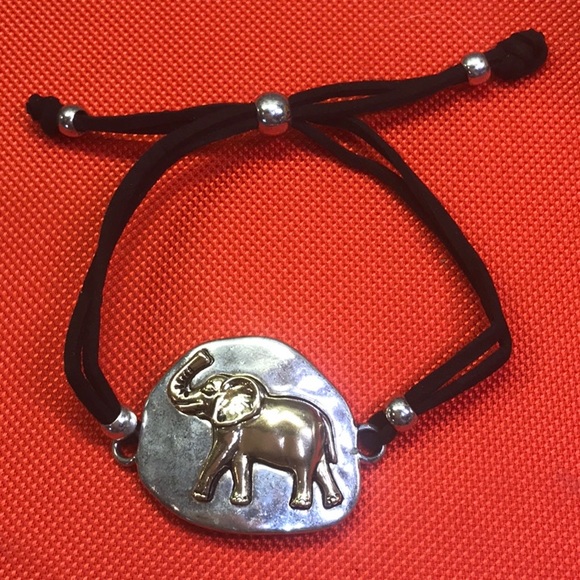 ALABAMA FANS Elephant Bracelet Silver/Gold/Brown - Picture 6 of 7
